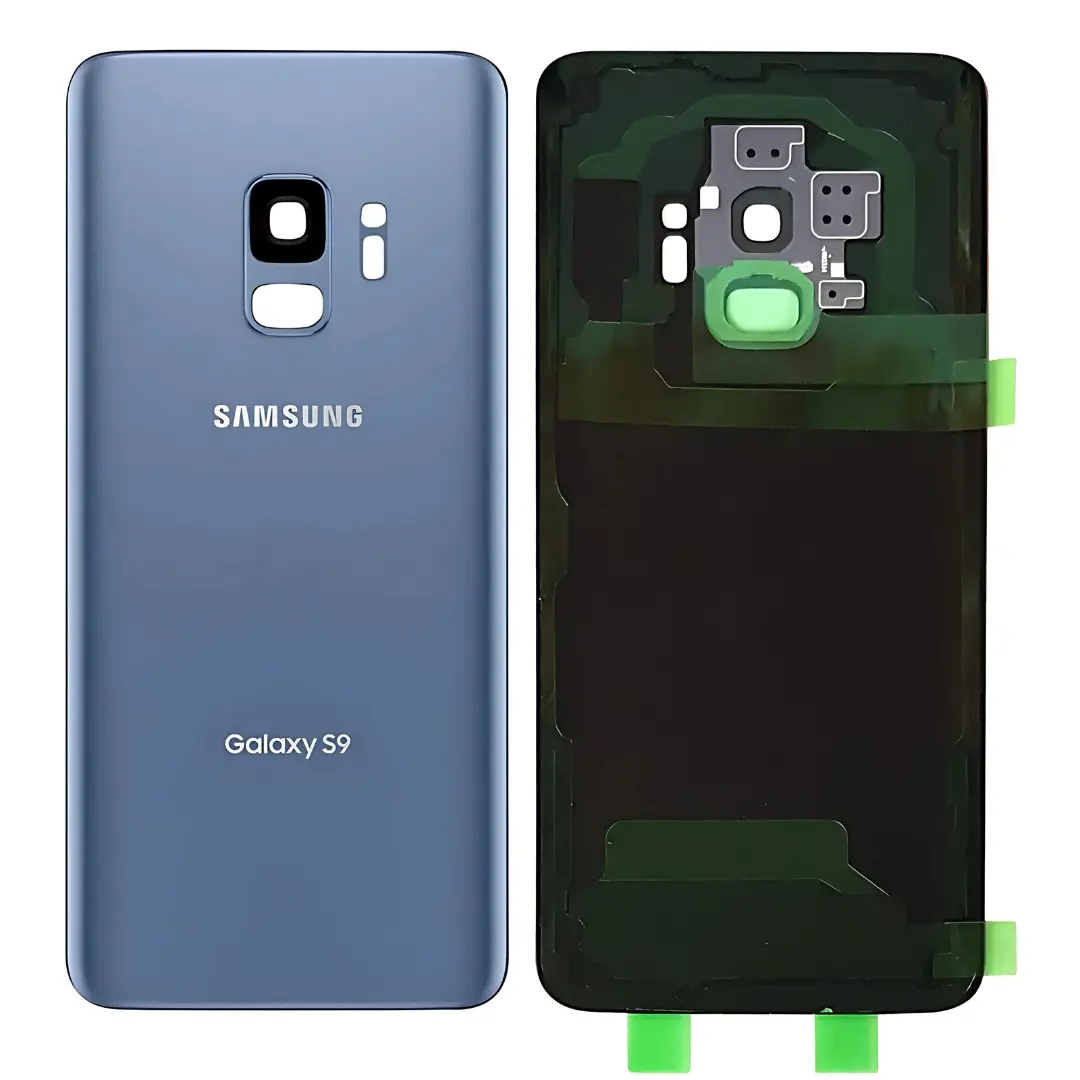 Samsung Galaxy S9 Back Glass Blue with Camera Lens